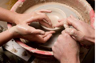 Pottery class